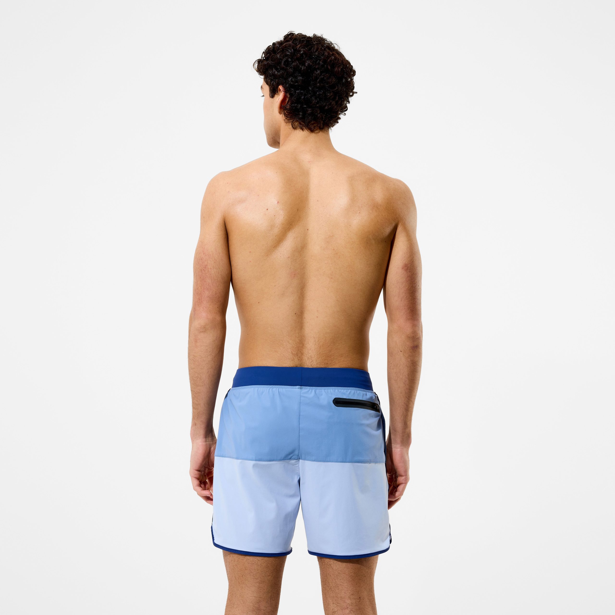 Men's Lookout Colorblock Swim Shorts Gray/Blue - Image 3