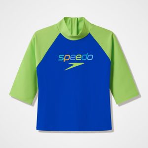 Infants Printed Long Sleeve Rashguard Blue/Green