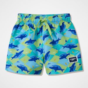 Infant Boys Swim Shorts Navy/White