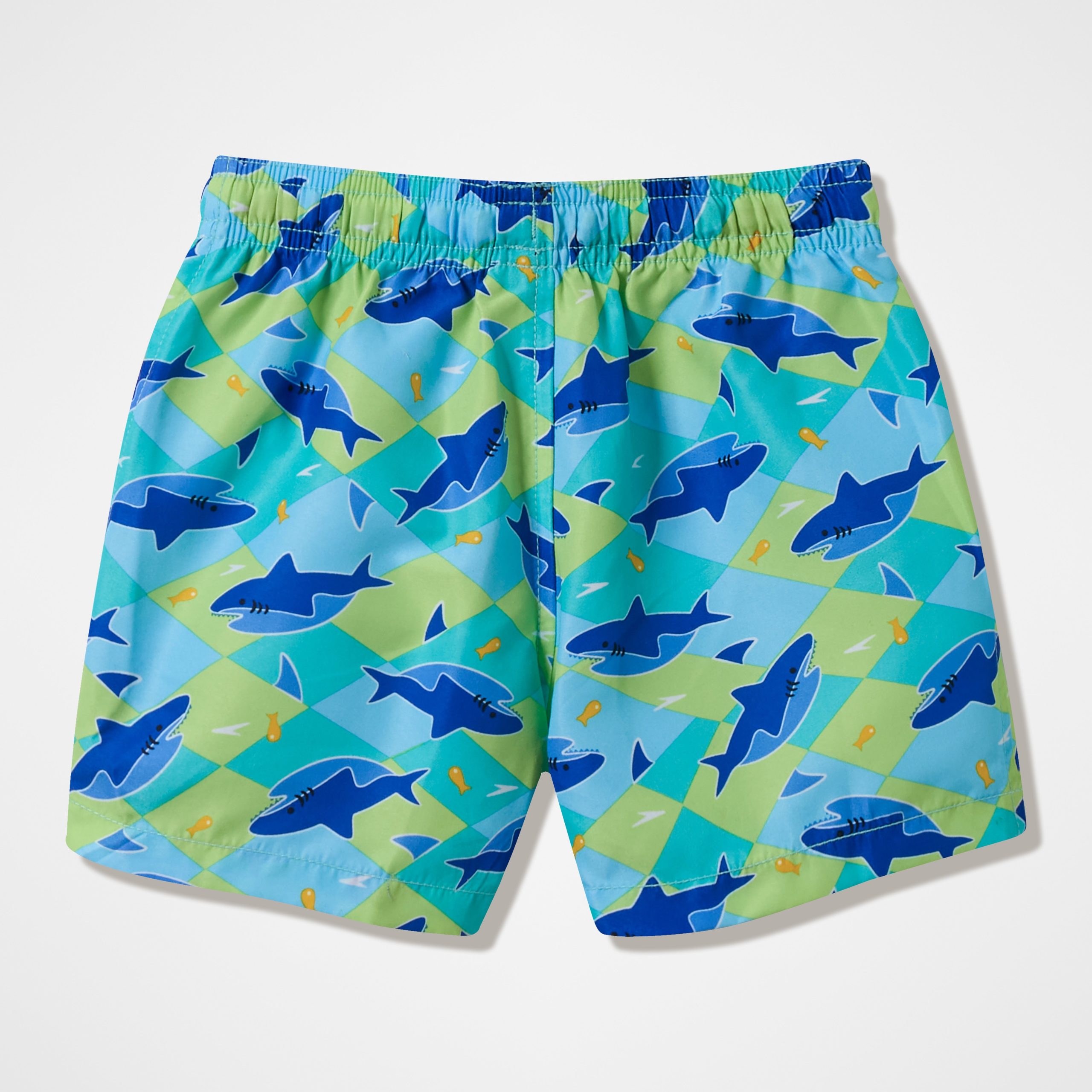 Infant Boys Swim Shorts Navy/White - Image 2