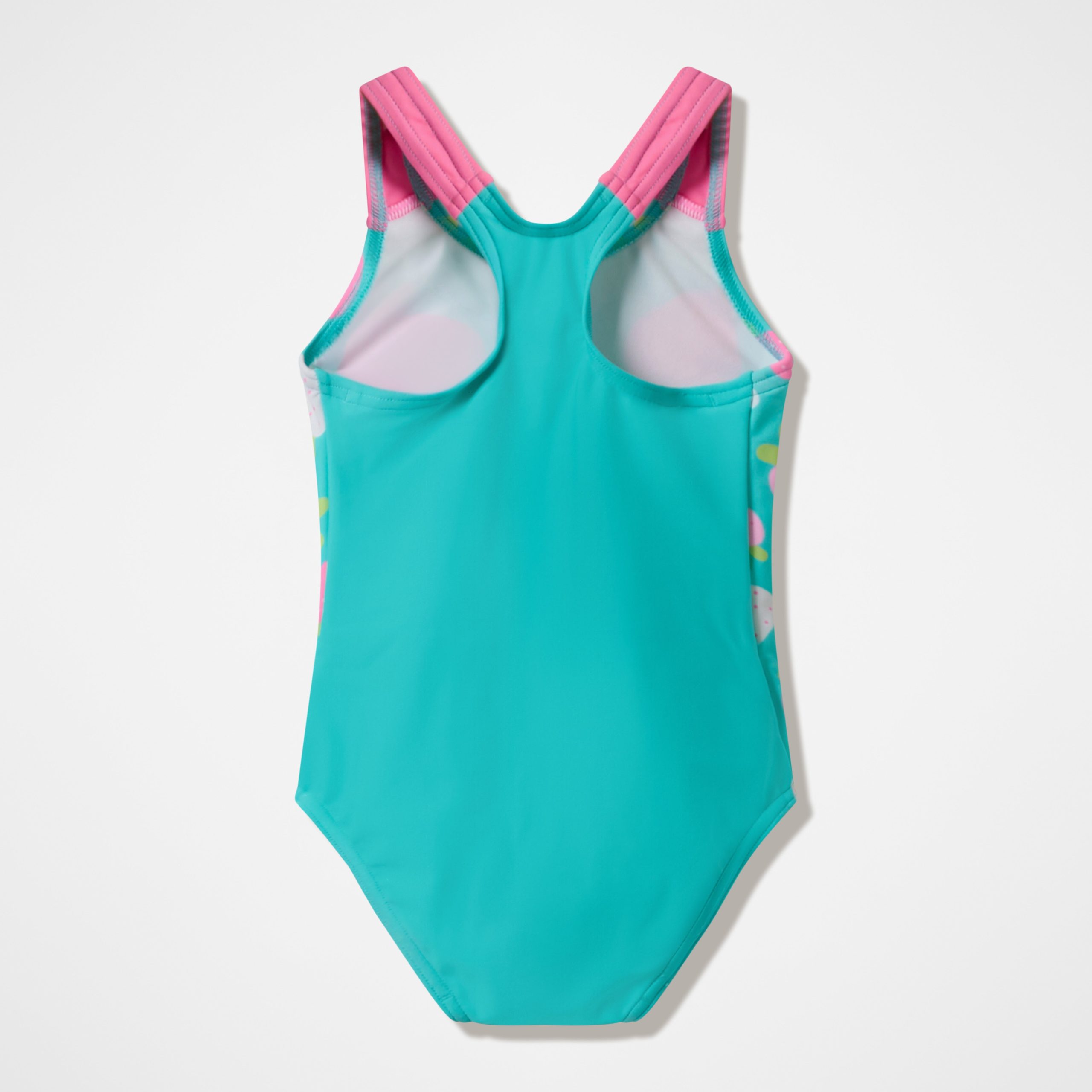 Infant Girls Placement One Piece Turquoise/Pink - Image 2