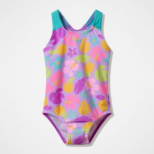Infant Girls Placement One Piece Pink