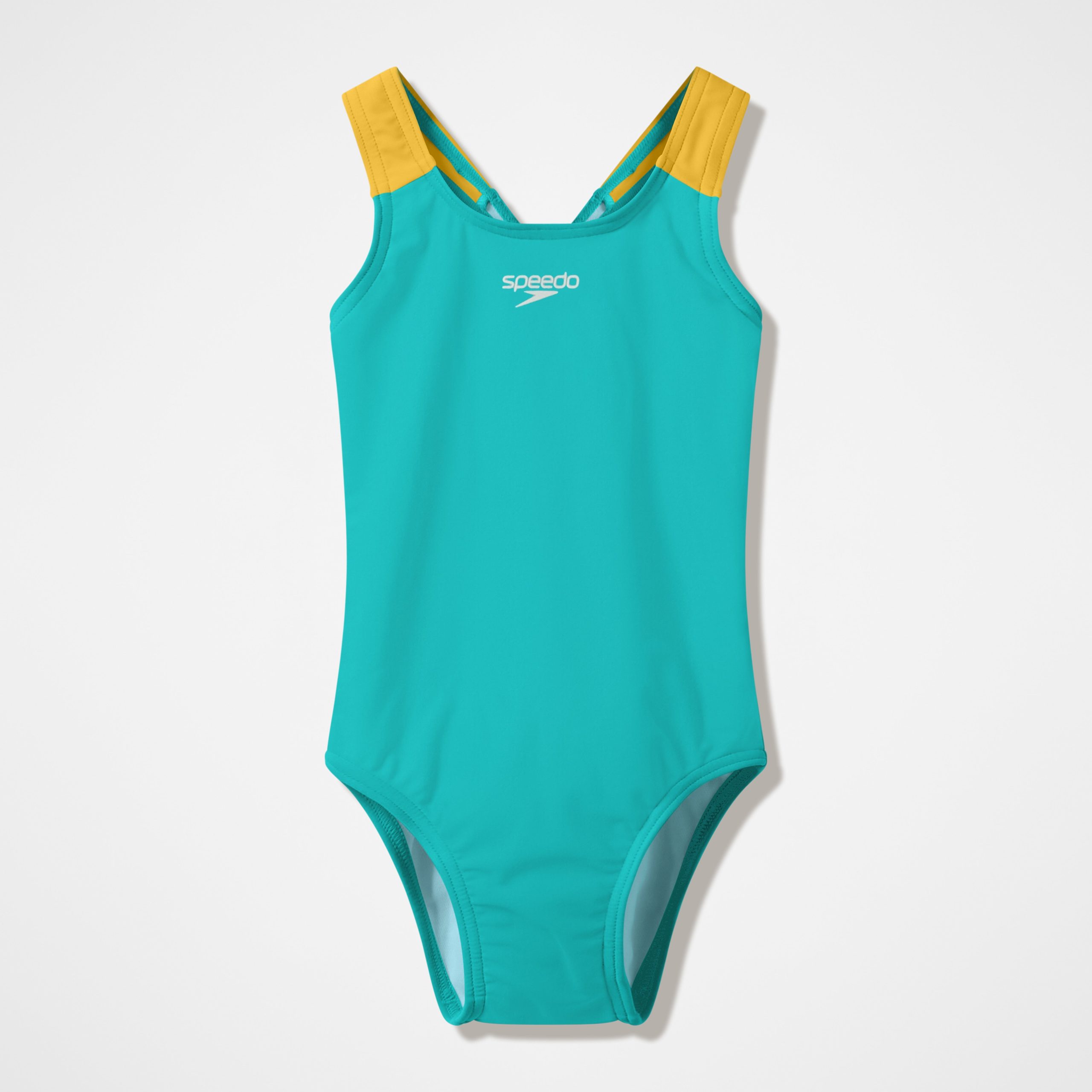 Infant Girls Medalist One Piece Turquoise