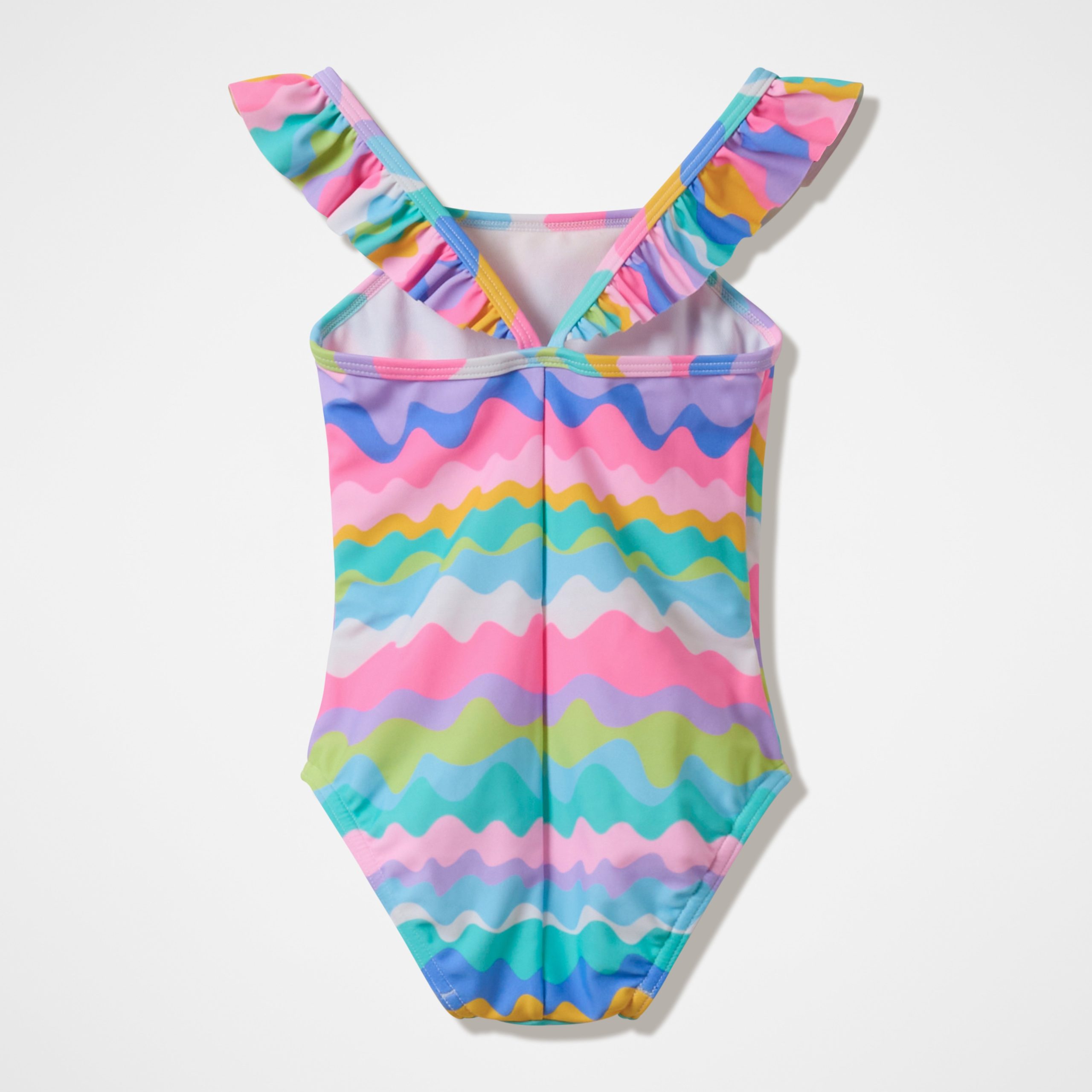 Infant Girls Ruffle One Piece Pink/Green - Image 2