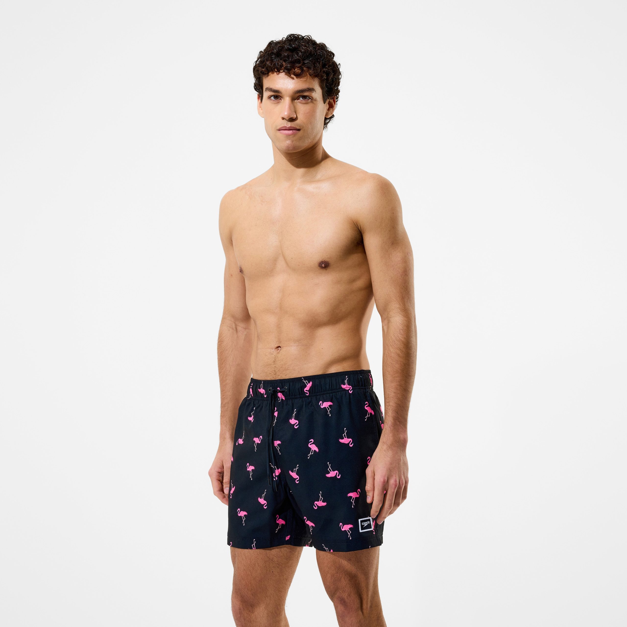Men's Redondo Edge Printed Swim Shorts Black - Image 2