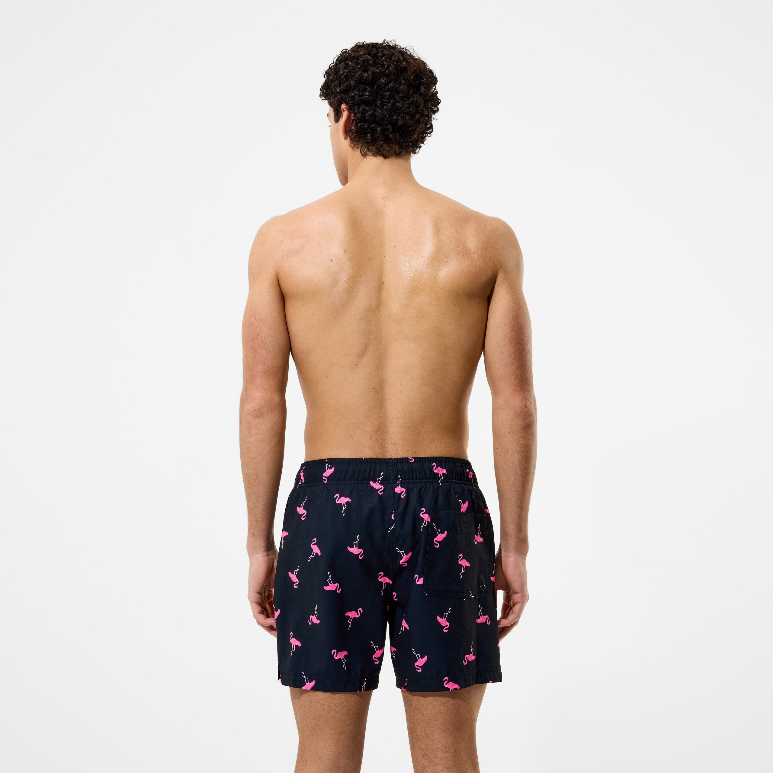 Men's Redondo Edge Printed Swim Shorts Black - Image 3