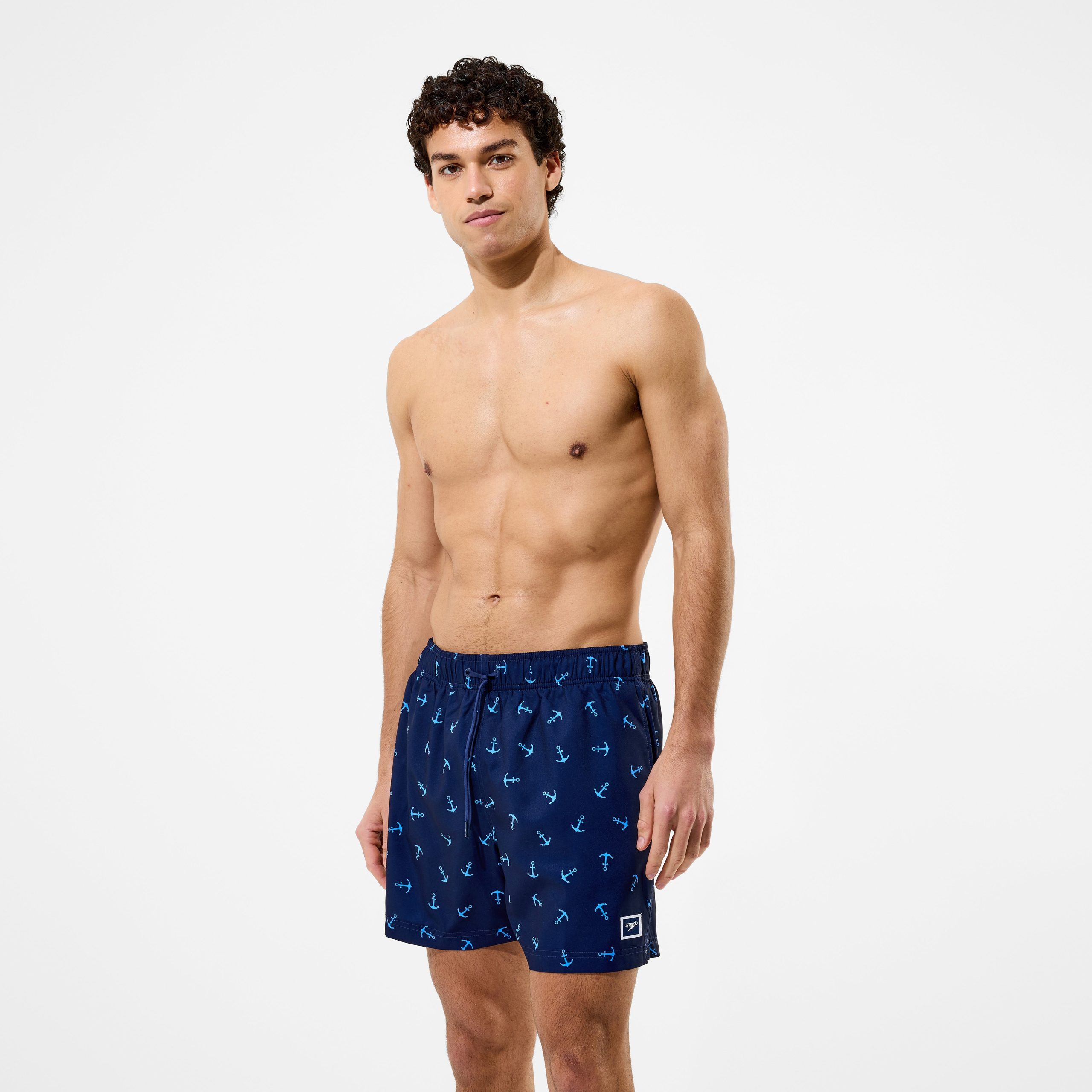 Men's Redondo Edge Printed Swim Shorts Navy - Image 2