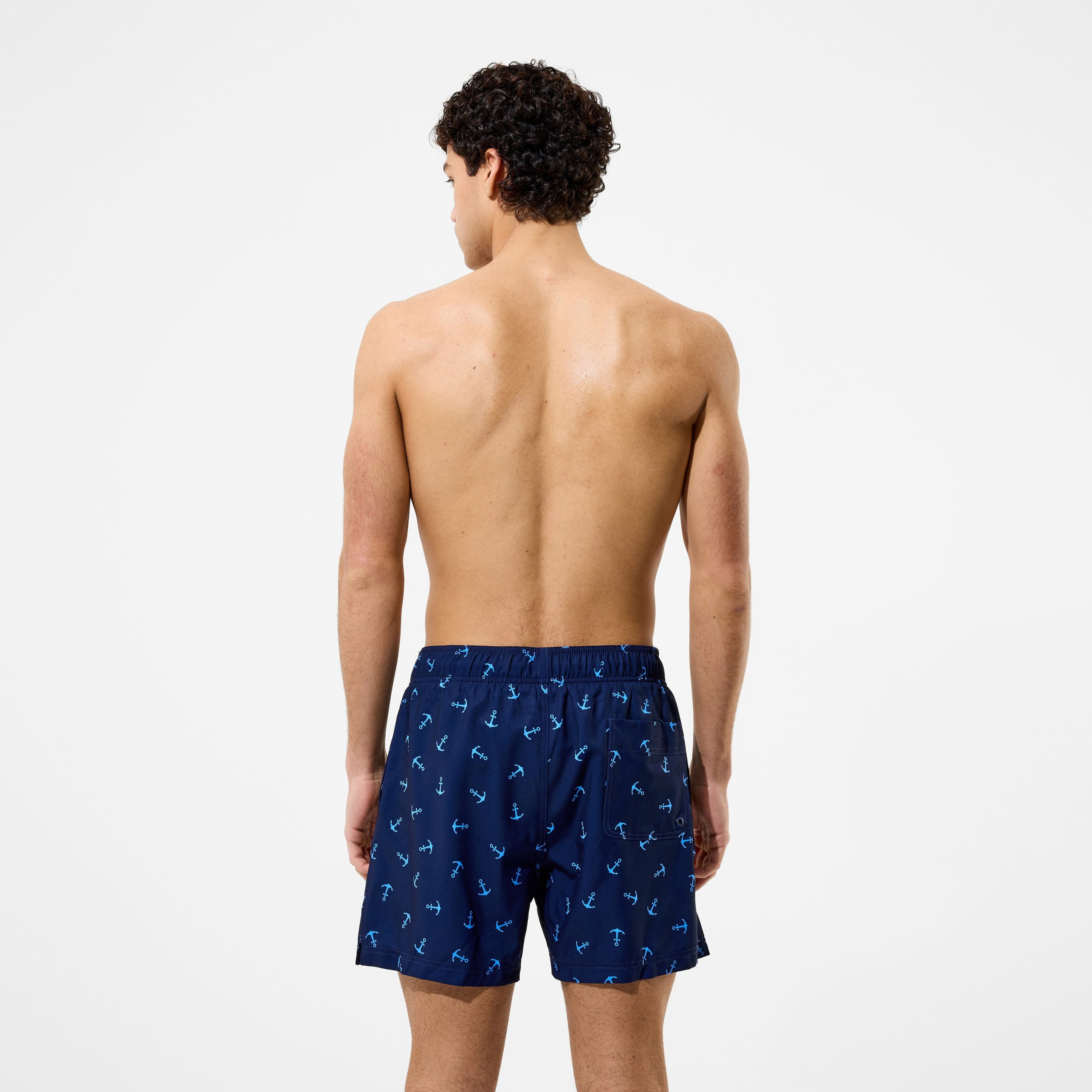 Men's Redondo Edge Printed Swim Shorts Navy - Image 3