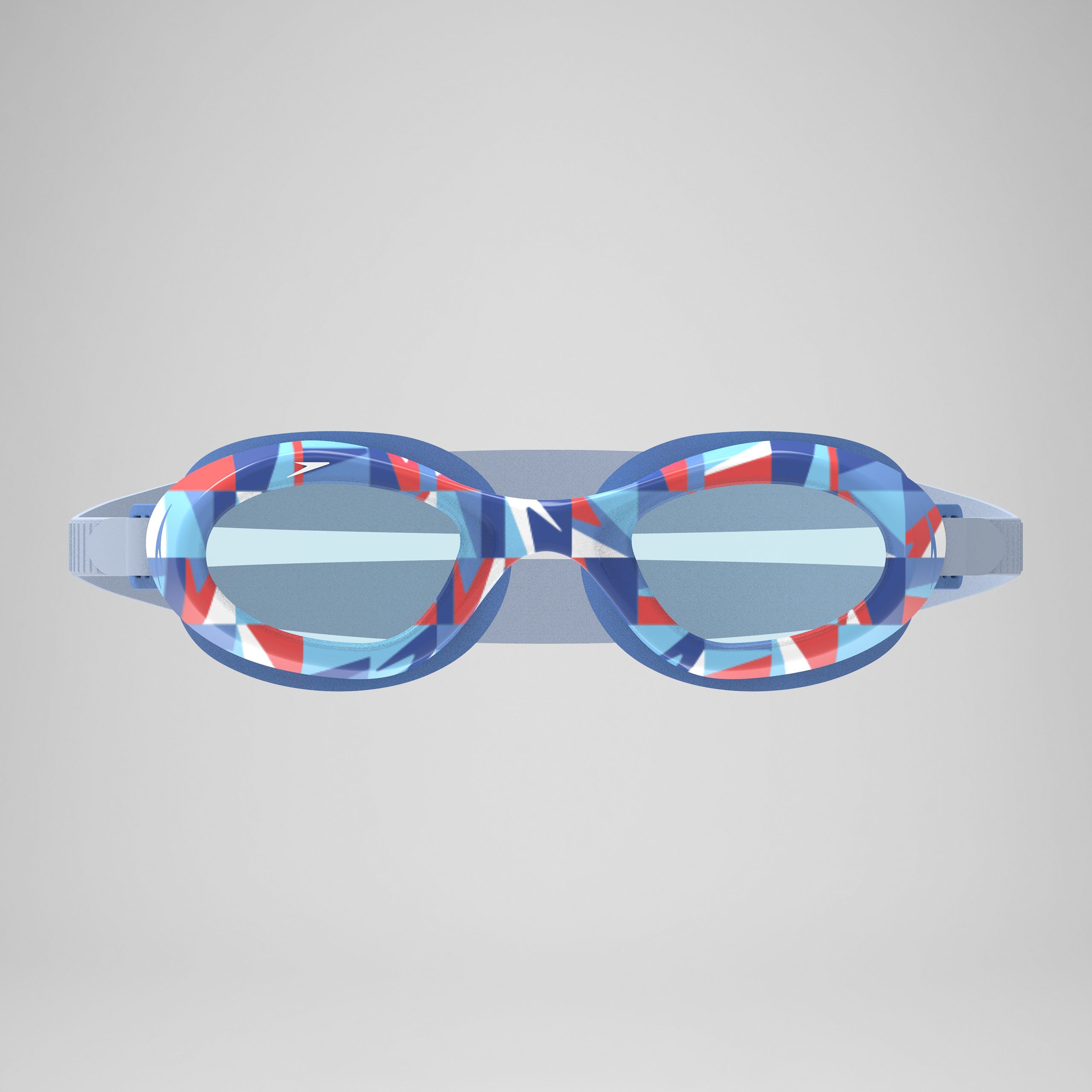 Junior Futura Hydrospex Printed Goggles Blue/Red - Image 2