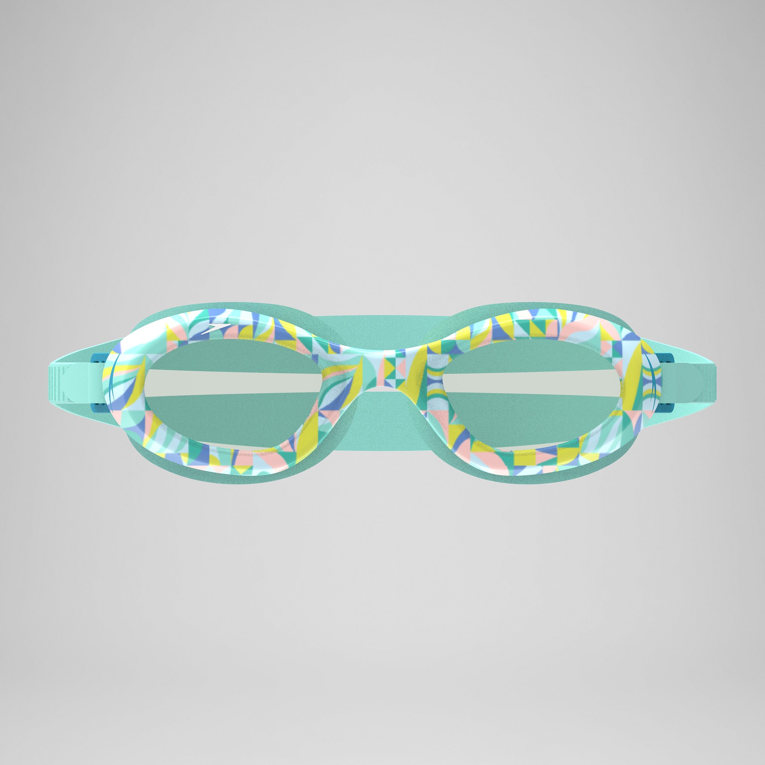 Junior Futura Hydrospex Printed Goggles Green/Yellow - Image 2