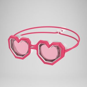 Kids Sunny G Diamond Heart Goggles Pink