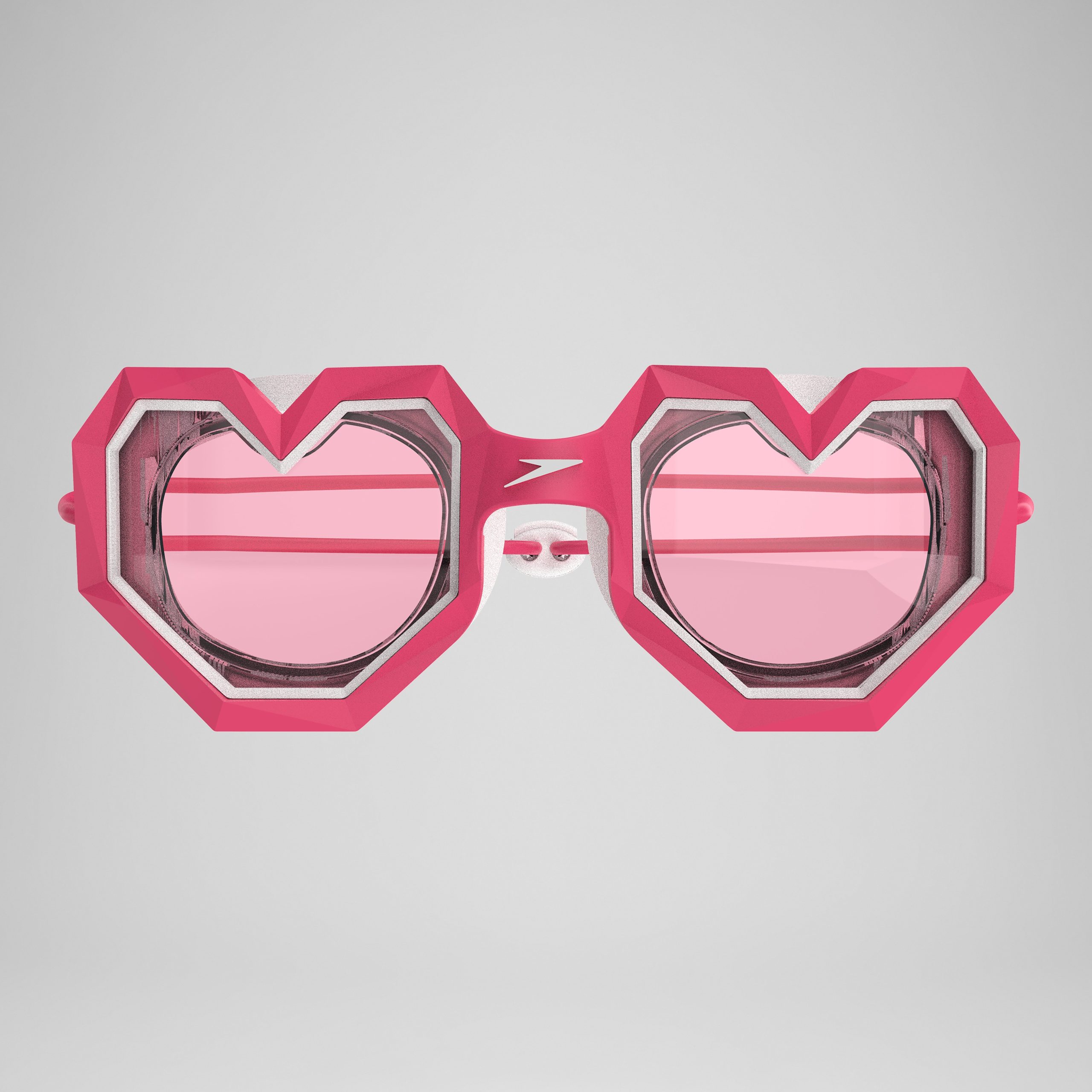 Kids Sunny G Diamond Heart Goggles Pink - Image 2