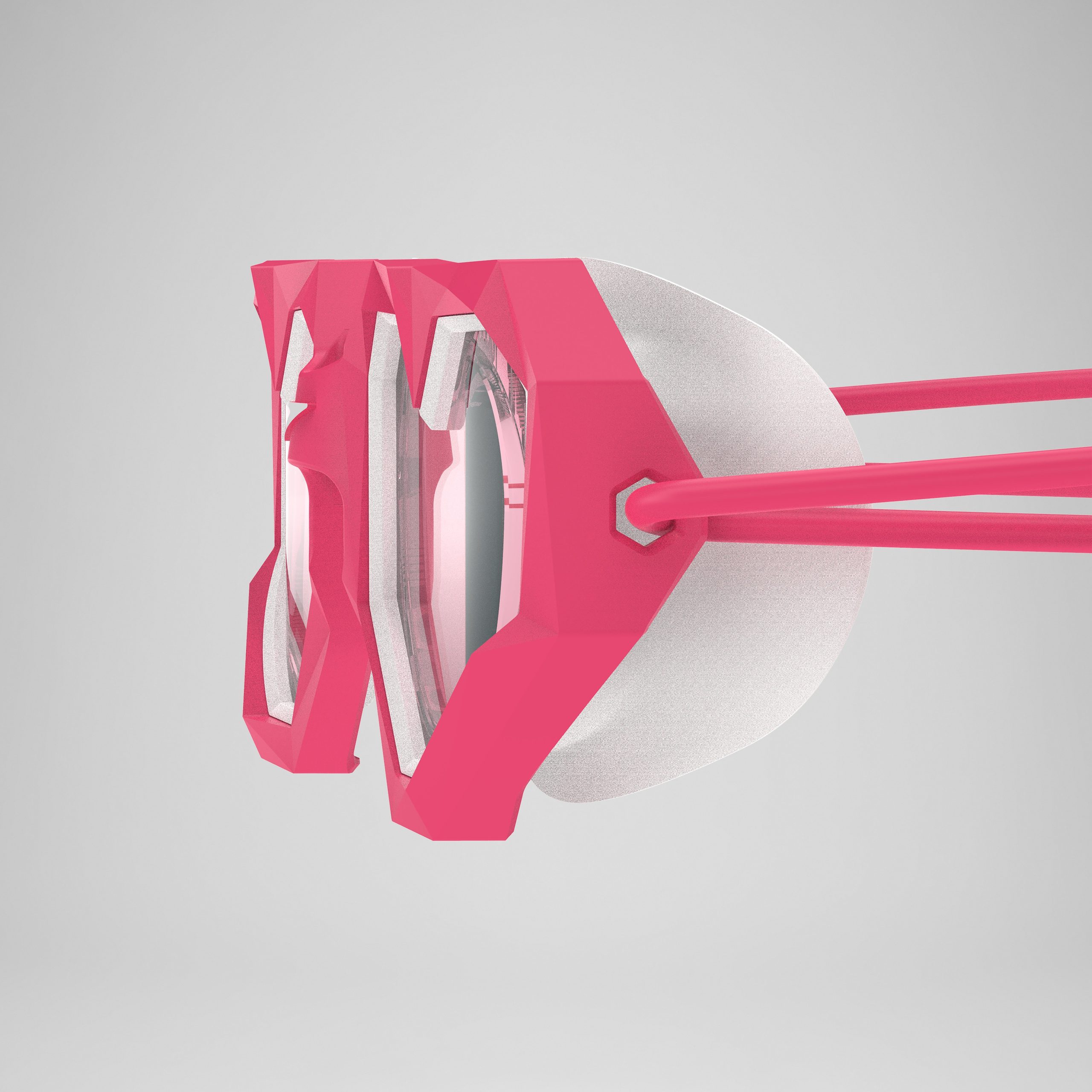 Kids Sunny G Diamond Heart Goggles Pink - Image 3
