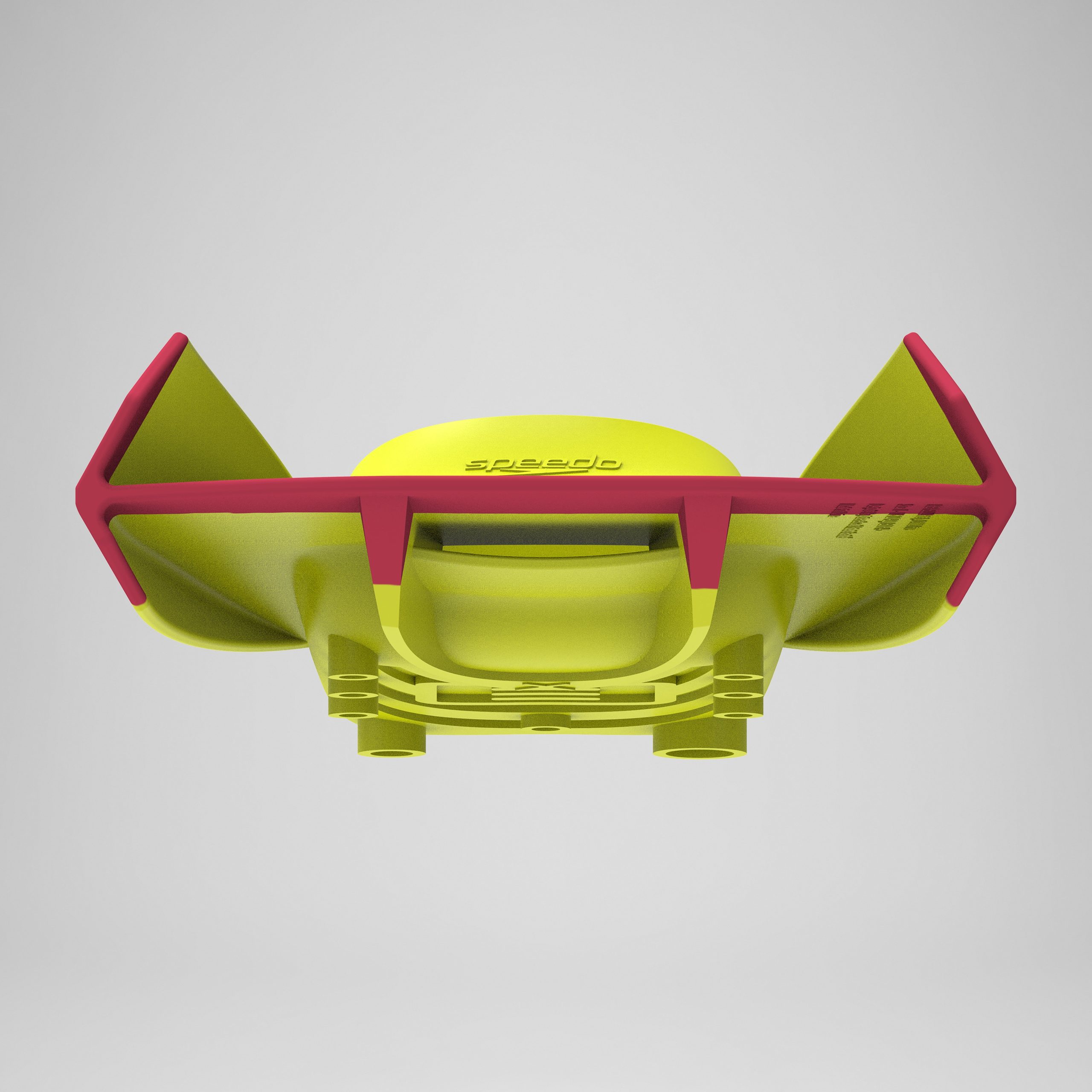 Speedo DMC Repellor X Fin Yellow/Red - Image 2