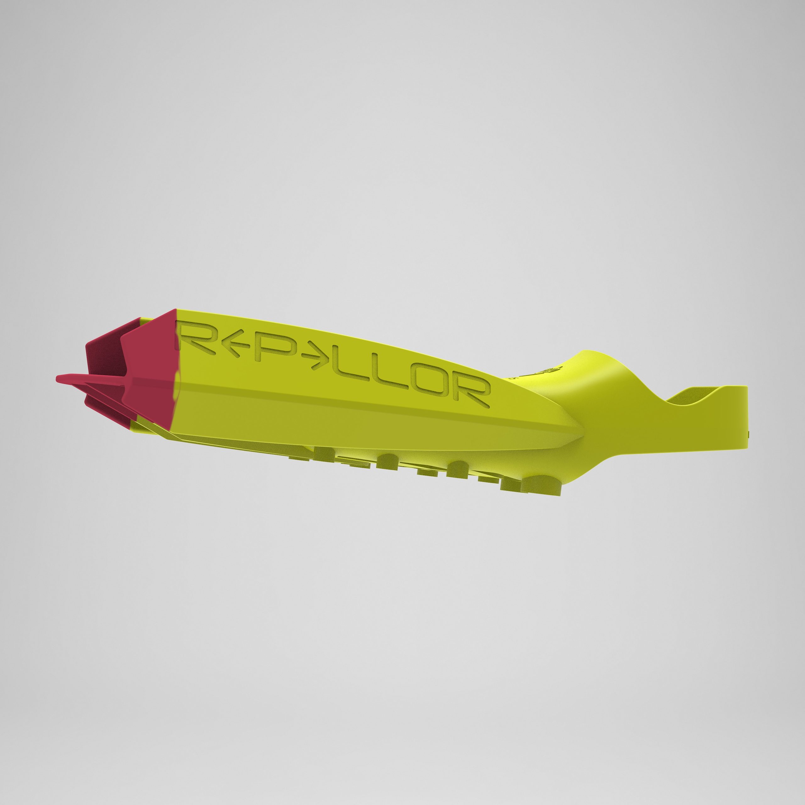 Speedo DMC Repellor X Fin Yellow/Red - Image 3