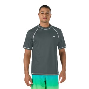 Easy Short Sleeve Swim Rashguard Grey