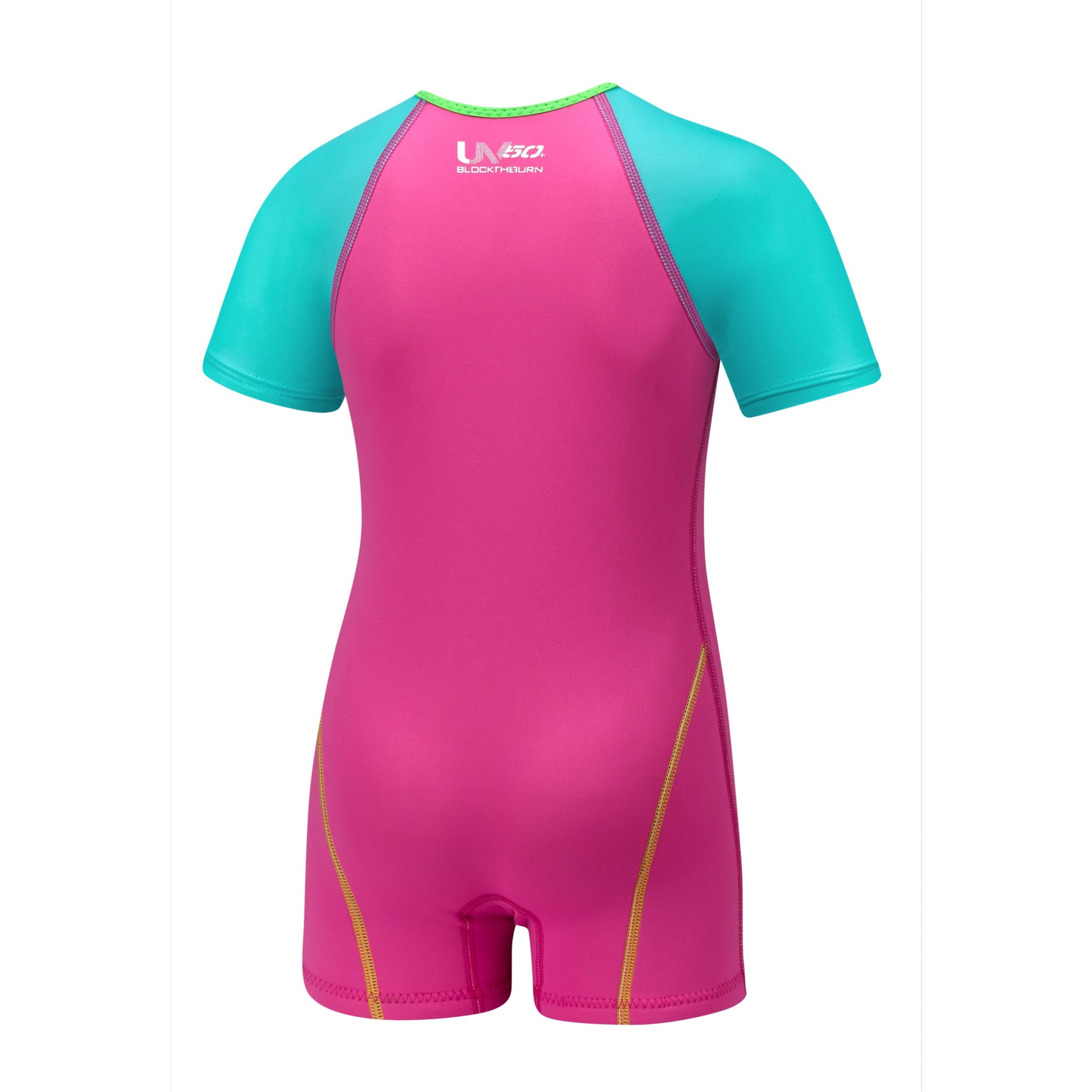 Kids UV Learn to Swim Thermal Suit Pink - Image 2