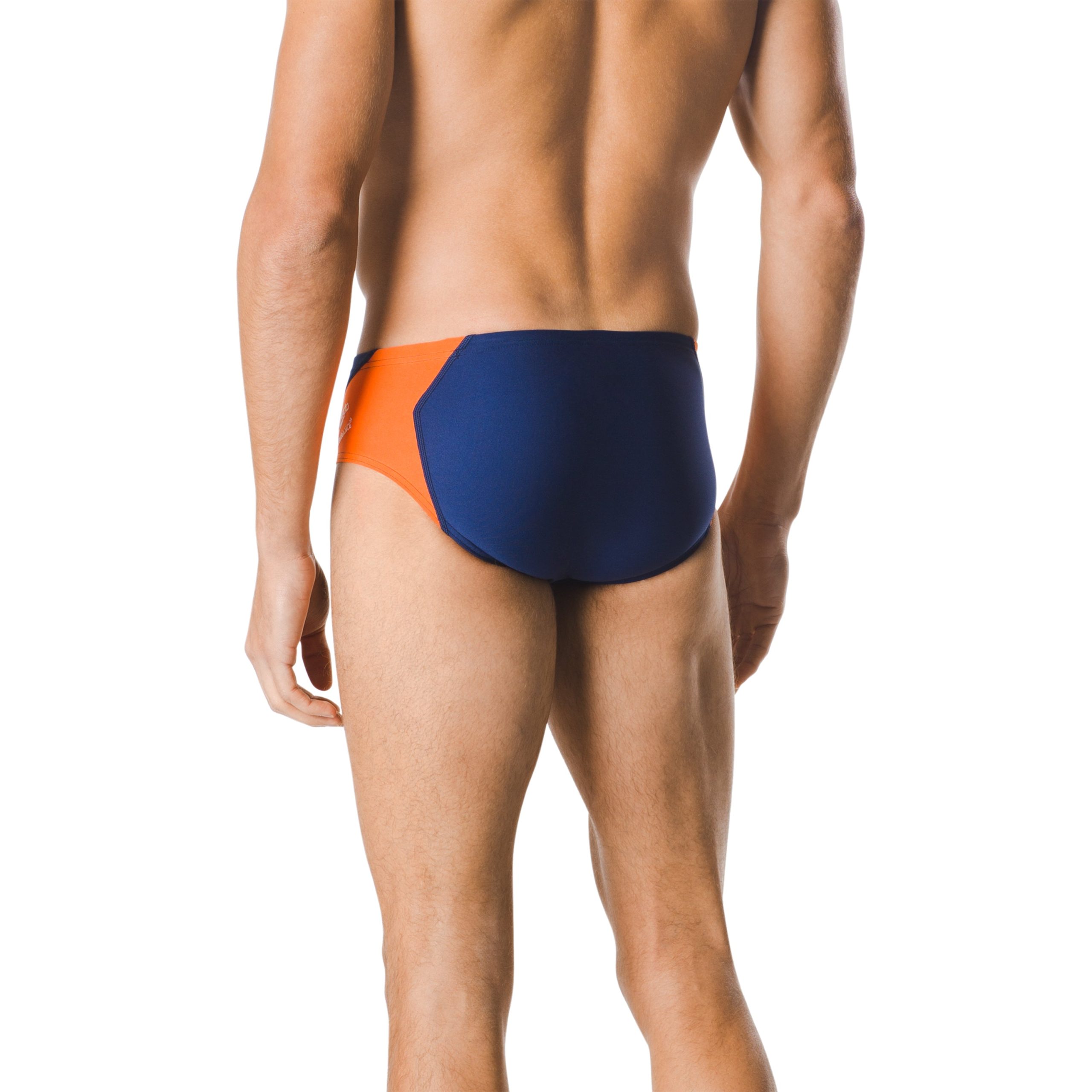 Men's Spark Splice Brief Orange - Image 2