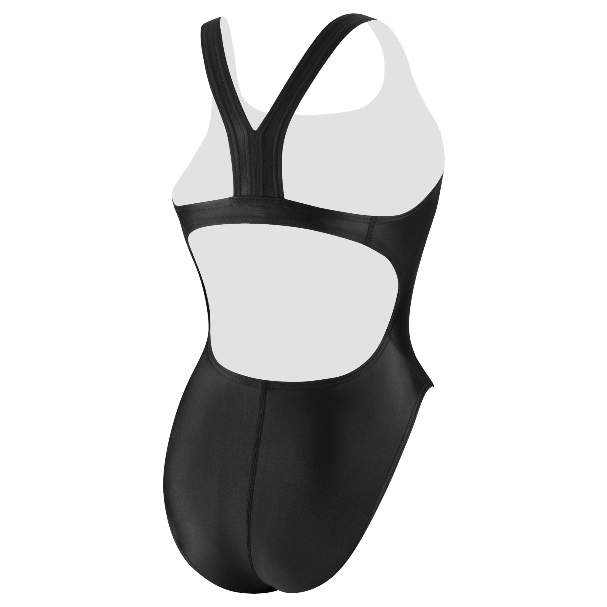 Girl's Solid Youth Super Pro One Piece Black - Image 2